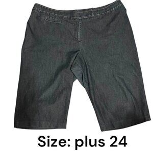 PERFECT for SPRING/SUMMER  DENIM CAPRI JEANS/SHORTS   PLUS SIZE: 24      #W